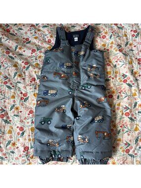Children’s Place baby boy snow overalls pants 18-24 months